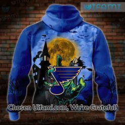 ST Louis Blues Youth Hoodie 3D Surprising Halloween Gift Latest Model