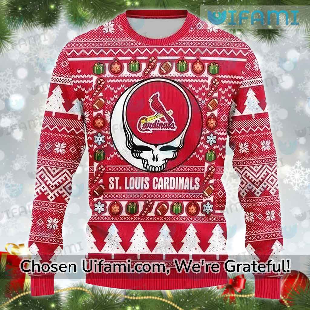 STL Cardinals Sweater Exclusive Grateful Dead Cardinals Baseball Gifts -  Personalized Gifts: Family, Sports, Occasions, Trending