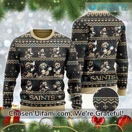 Saints Sweater Men Unexpected Mickey New Orleans Saints Gift