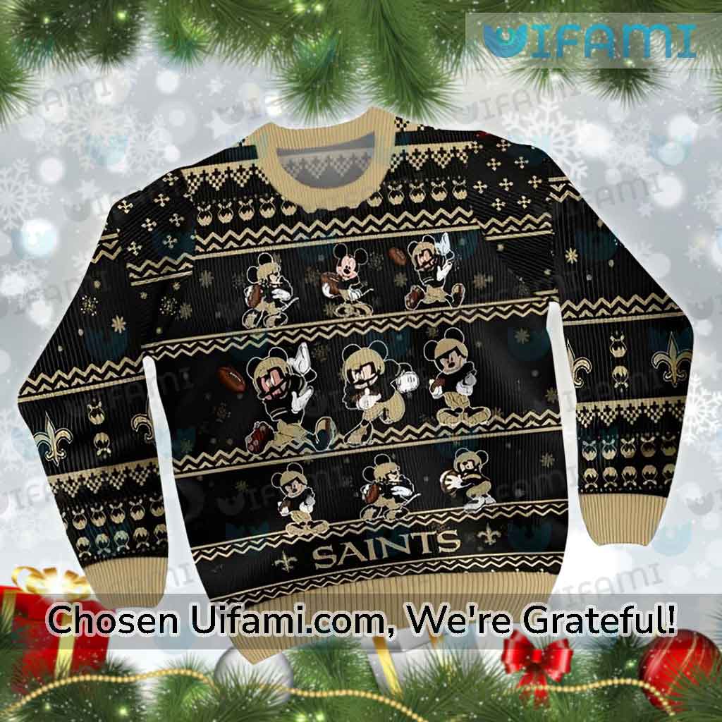 Saints Sweater Men Unexpected Mickey New Orleans Saints Gift - Personalized  Gifts: Family, Sports, Occasions, Trending