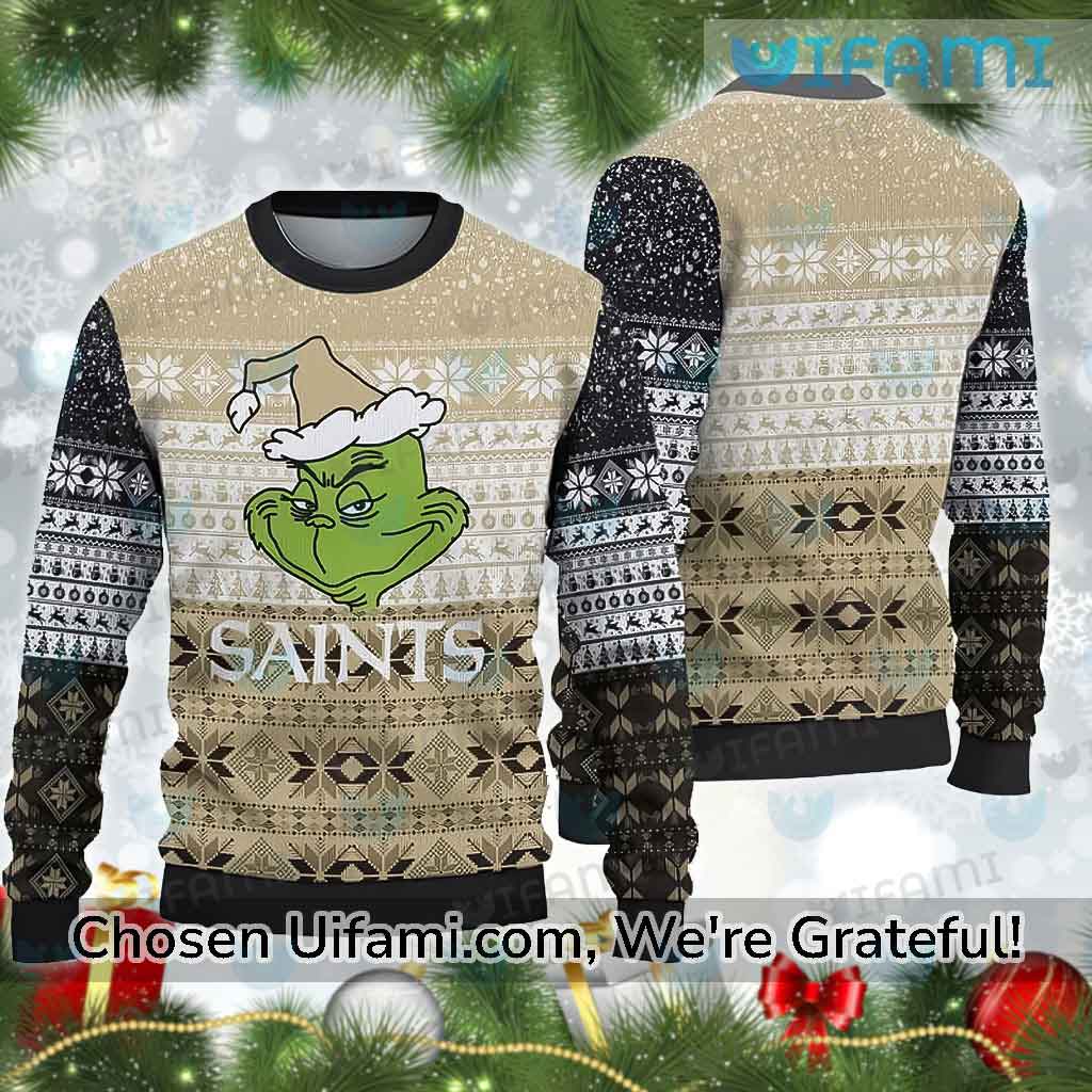 Saints Ugly Christmas Sweater Fascinating Grinch New Orleans Saints Gift