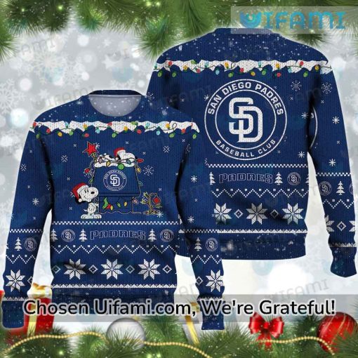 San Diego Padres Ugly Sweater Outstanding Snoopy Gifts For Padres Fans