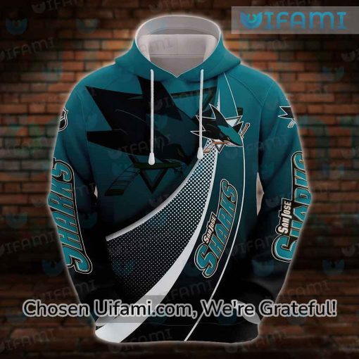 San Jose Sharks Mens Hoodie 3D Thrilling Creation Gift