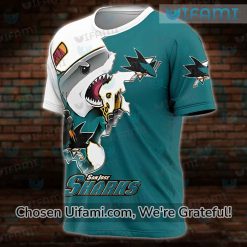 San Jose Sharks Retro Shirt 3D Custom Christmas Gift