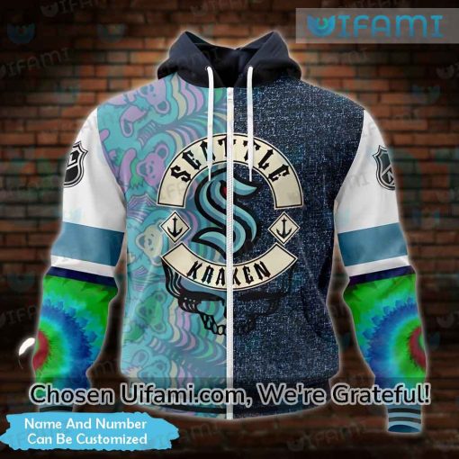 Seattle Kraken Womens Hoodie 3D Personalized Grateful Dead Gift