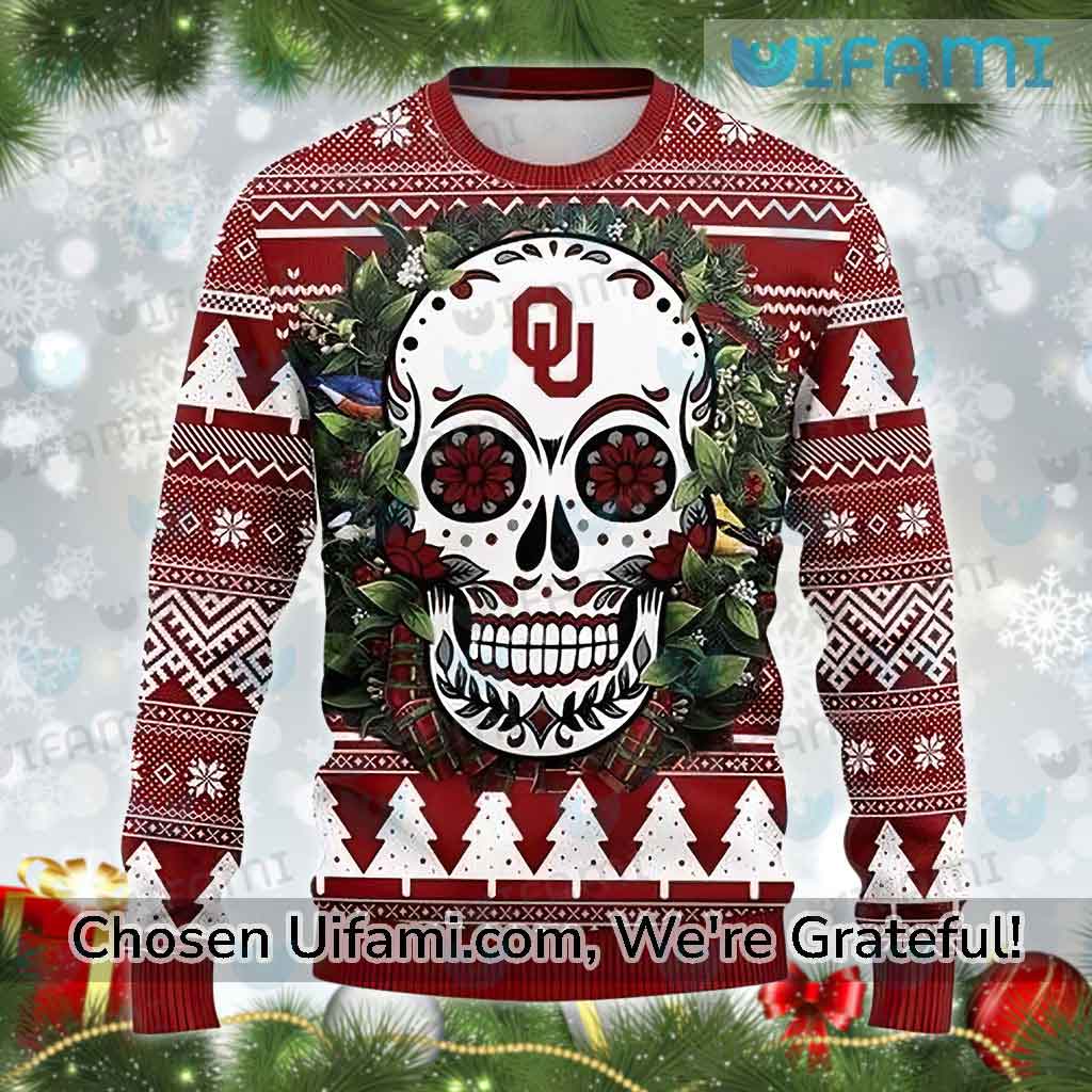 Sooners Sweater Rare Sugar Skull Oklahoma Sooners Gift