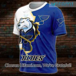 St Louis Blues Clothing 3D Funniest Mascot Gift
