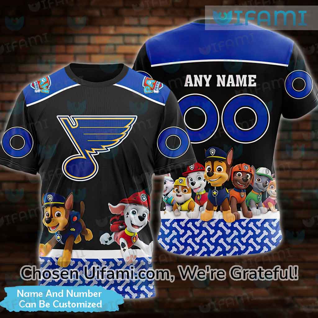 St Louis Blues Tee Shirts 3D Customized Paw Patrol Gift - Personalized  Gifts: Family, Sports, Occasions, Trending