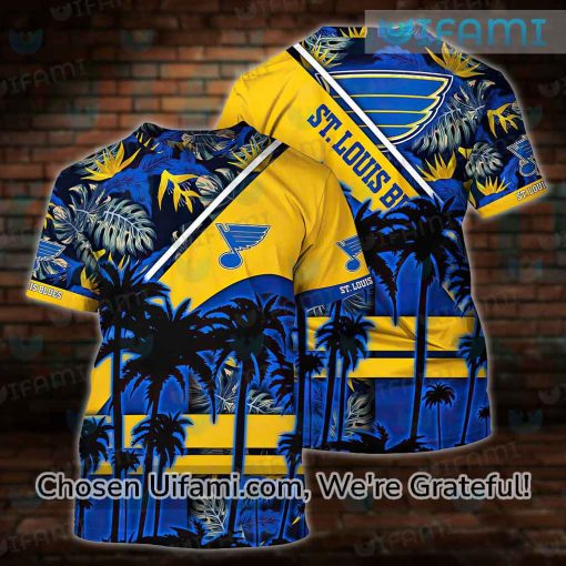 St Louis Blues Womens Apparel 3D Graceful Print Gift