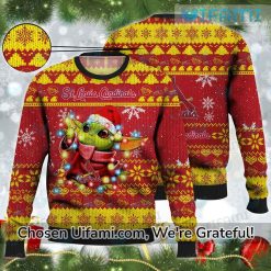 St Louis Cardinals Sweater New Baby Yoda STL Cardinals Gift Ideas Best selling