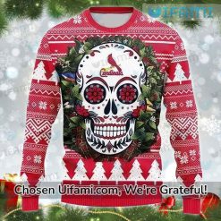 St Louis Cardinals Ugly Christmas Sweater Skull St Louis Cardinals Gift Ideas