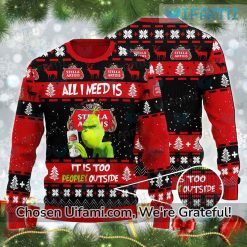 Stella Artois Ugly Sweater Exquisite Grinch All I Need Stella Artois Gift