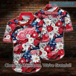 Surprising Red Wings Hawaiian Shirt Authentic Look Best selling