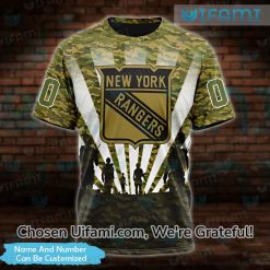 T Shirt New York Rangers 3D Customized Military Camo Gift Best selling