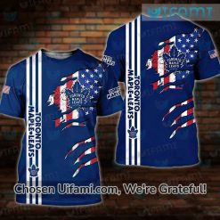 T-Shirt Toronto Maple Leafs 3D Superb USA Flag Gift