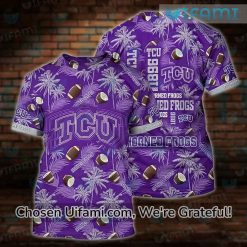 TCU Football Shirt 3D Spectacular 1896 TCU Gifts For Her