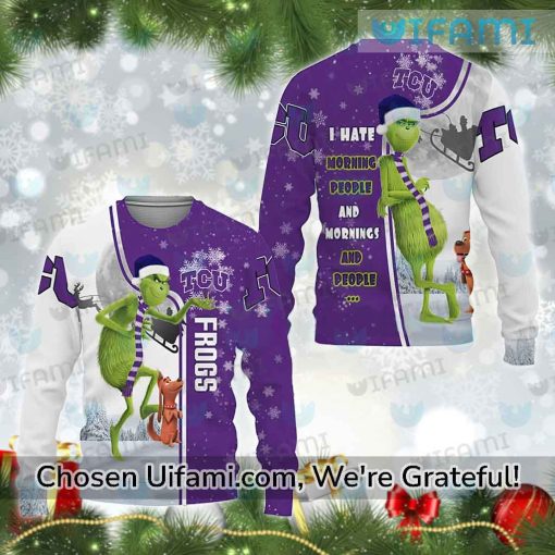 TCU Ugly Sweater Radiant Grinch Max TCU Gifts For Her