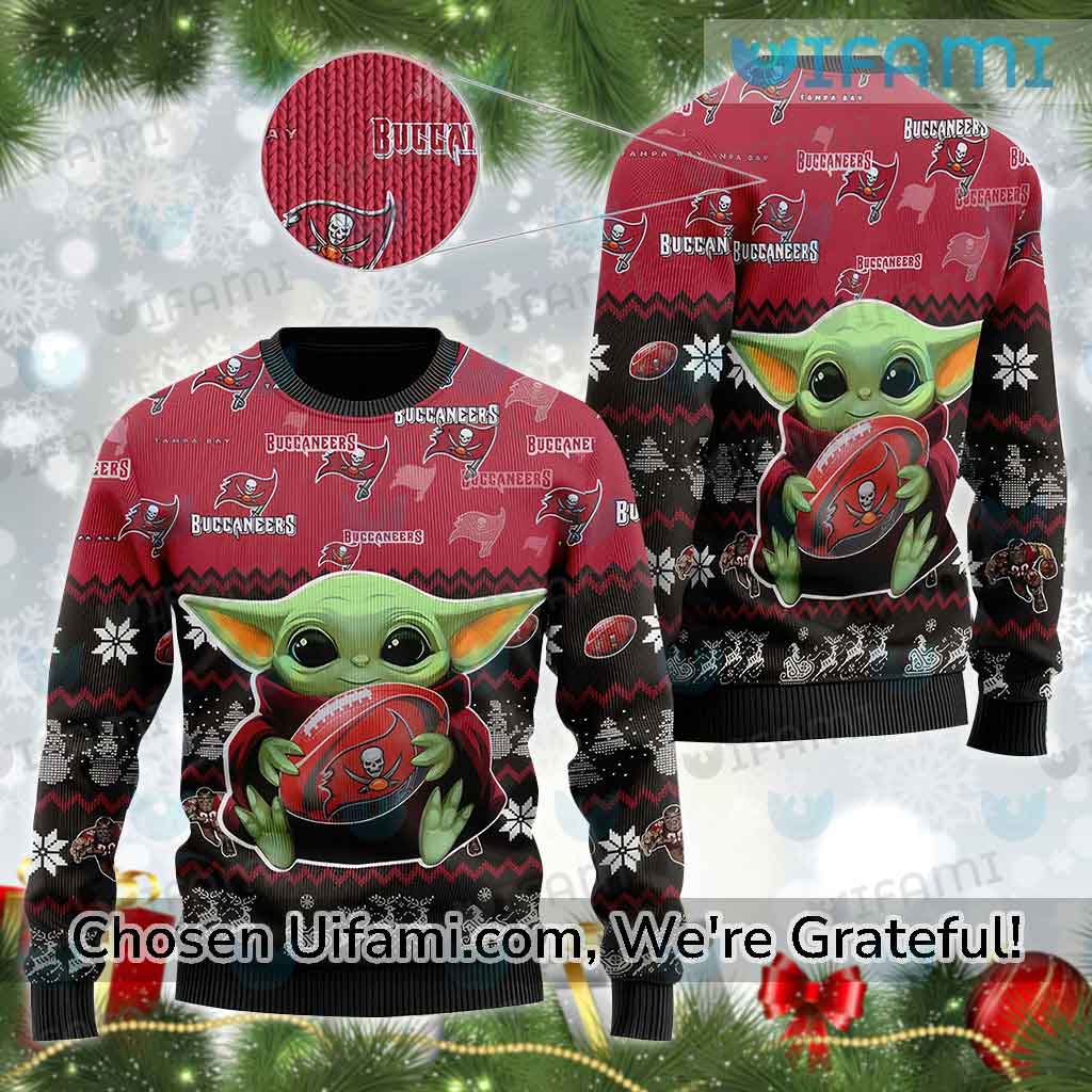 Tampa Bay Bucs Christmas Sweater Baby Yoda Buccaneers Christmas Gift