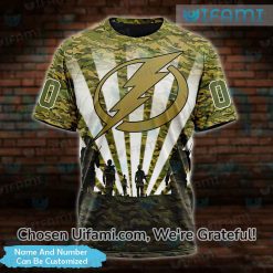 Tampa Bay Lightning Tees 3D Customized Military Camo Gift