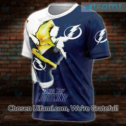Tampa Bay Lightning Vintage Shirt 3D Famous Mascot Gift