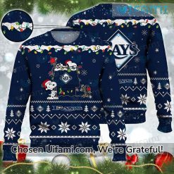 Tampa Bay Rays Ugly Sweater Selected Snoopy Rays Gift Best selling