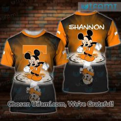 Tennessee Vols Womens Shirt 3D Colorful Mickey Gifts For Tennessee Vols Fans