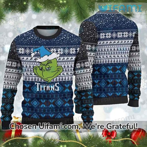 Titans Christmas Sweater Last Minute Grinch Tennessee Titans Gift