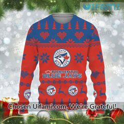 Toronto Blue Jays Ugly Christmas Sweater Useful Blue Jays Christmas Gifts