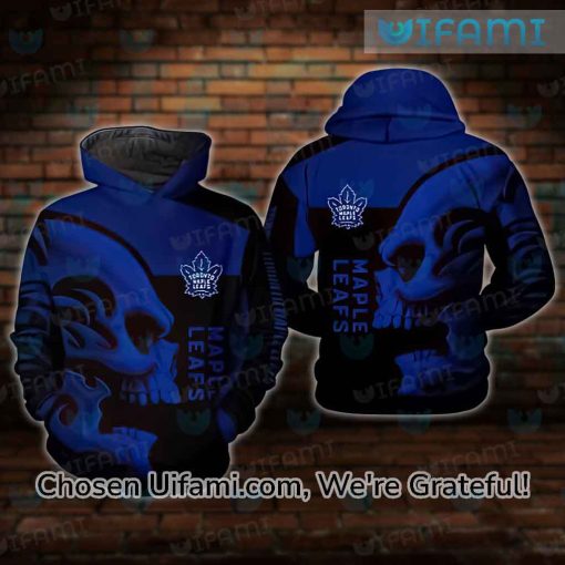 Toronto Maple Leafs Hoodie Women 3D Inexpensive Skull Gift