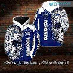 Toronto Maple Leafs Mens Hoodie 3D Memorable Sugar Skull Gift