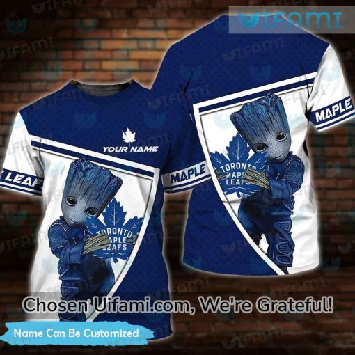 Toronto Maple Leafs Vintage Shirt 3D Custom Baby Groot Gift