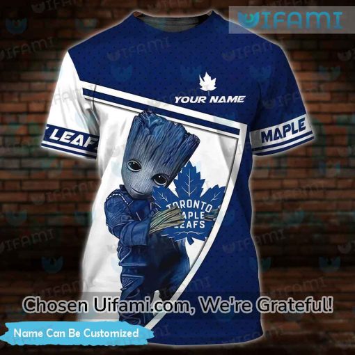 Toronto Maple Leafs Vintage Shirt 3D Custom Baby Groot Gift