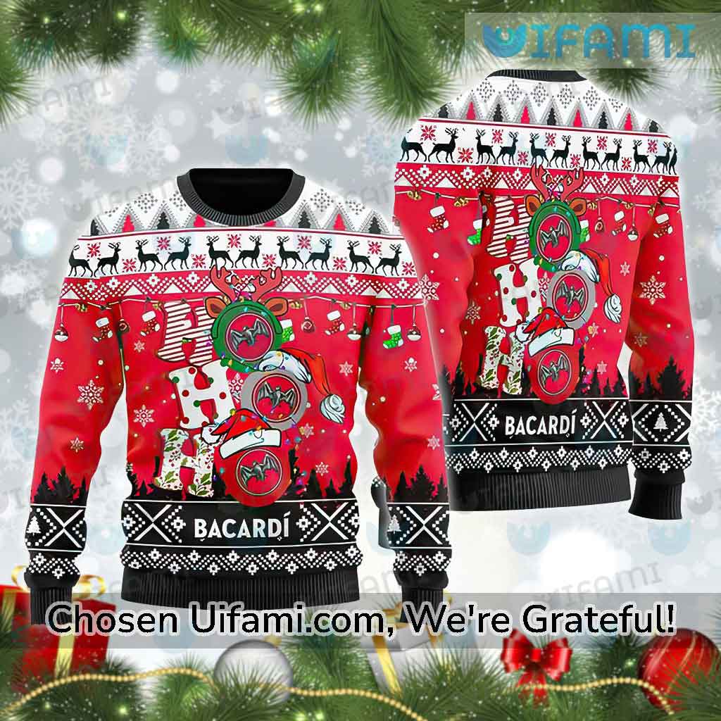 Ugly Christmas Sweater Bacardi Surprising Bacardi Gift