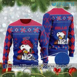 Ugly Christmas Sweater Bills Cool Snoopy Woodstock Buffalo Bills Gift