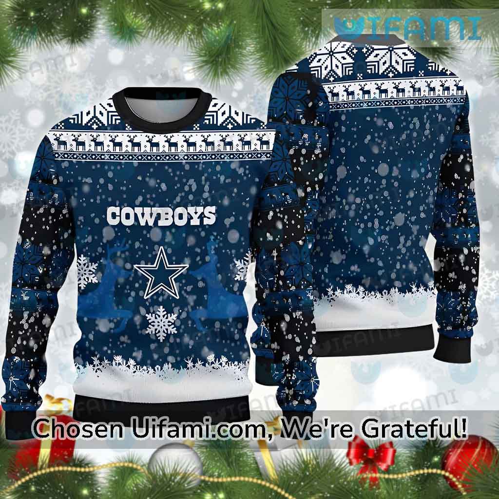 Ugly Christmas Sweater Cowboys Funny Dallas Cowboys Gifts - Personalized  Gifts: Family, Sports, Occasions, Trending