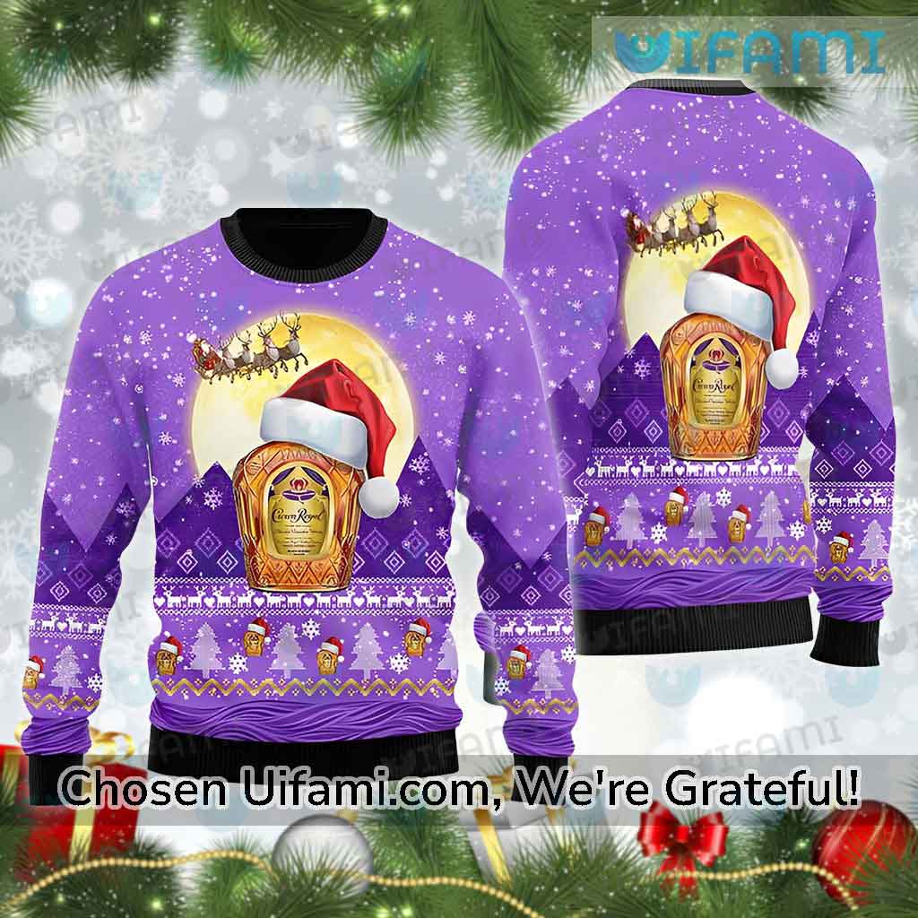 Ugly Christmas Sweater Crown Royal New Crown Royal Gift