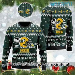 Ugly Christmas Sweater Green Bay Packers Snoopy Woodstock Packers Christmas Gift