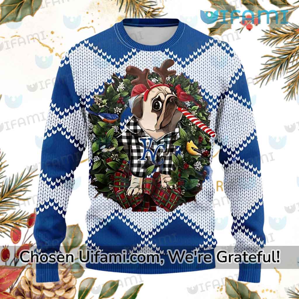 KC Royals Christmas Sweater Playful Royals Gift - Personalized