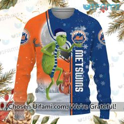 Ugly Christmas Sweater Mets Attractive Grinch Max Mets Gifts For Men
