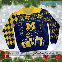 Ugly Christmas Sweater Michigan Alluring Michigan Wolverines Gift