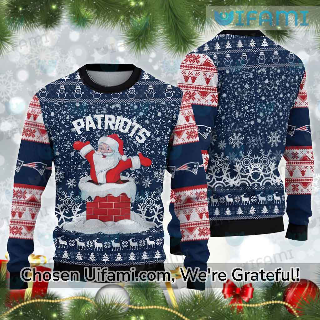 Ugly Christmas Sweater Patriots Best Santa Claus New England Patriots Gift