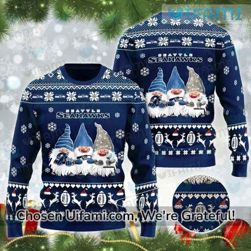 Ugly Christmas Sweater Seattle Seahawks Surprising Gnomes Seahawks Gift Ideas