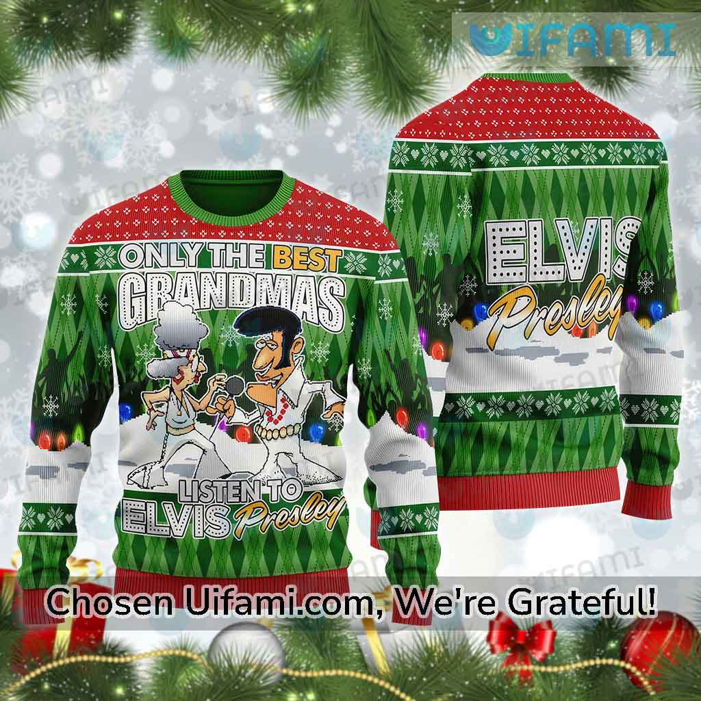 Ugly Elvis Christmas Sweater Amazing Only The Best Elvis Presley Gift Ideas
