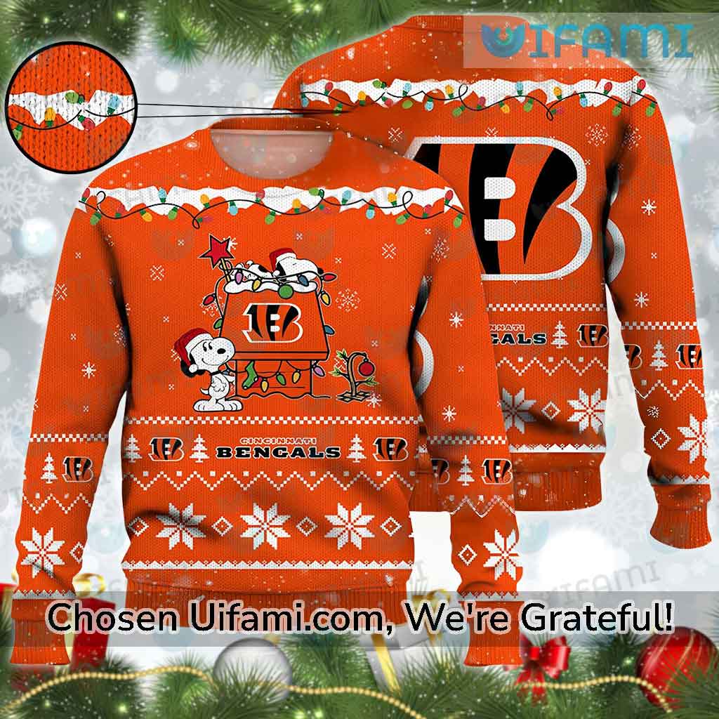 NFL Cincinnati Bengals Ugly Christmas Sweater Holiday Party - T-shirts Low  Price