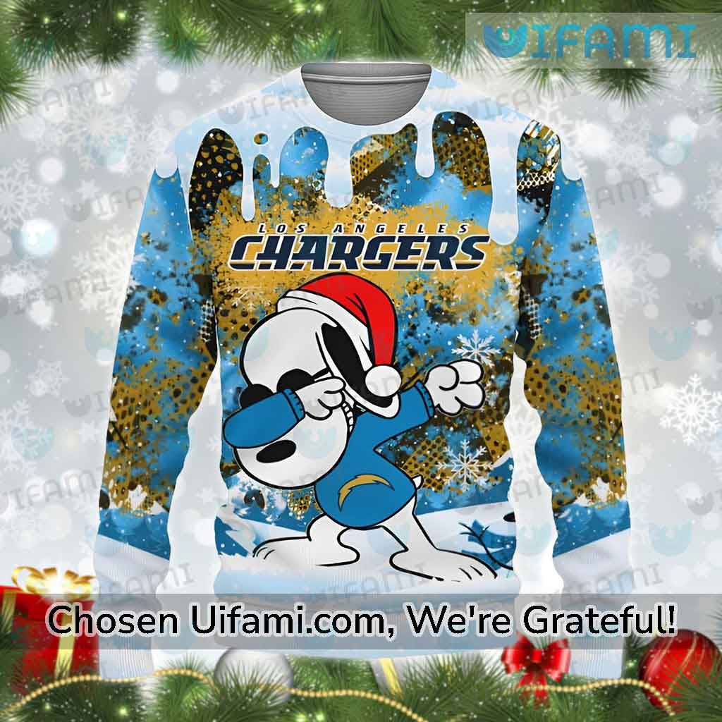 Ugly Sweater Chargers Adorable Snoopy Los Angeles Chargers Gift