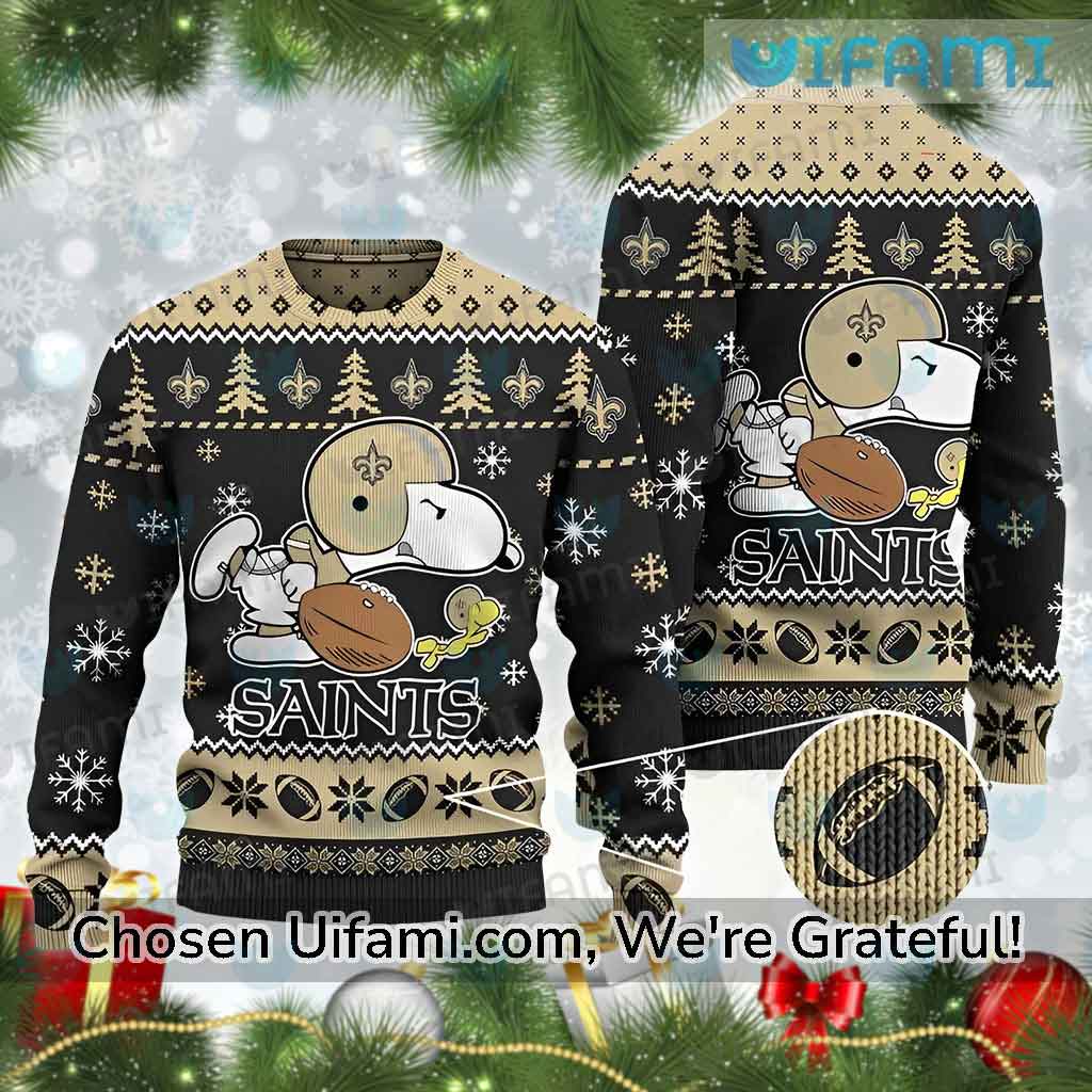Ugly Sweater Saints Beautiful Snoopy Woodstock New Orleans Saints Gift Ideas