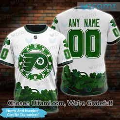 Unique Flyers Shirts 3D Personalized St Patricks Day Philadelphia Flyers Gift Best selling