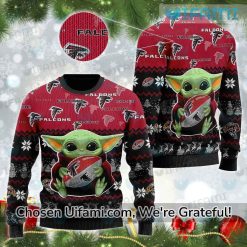 Vintage Atlanta Falcons Sweater Attractive Baby Yoda Falcons Gift