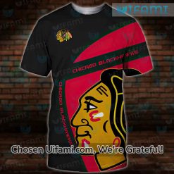 Vintage Blackhawks T-Shirt 3D Impressive Chicago Blackhawks Gifts For Men