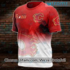 Calgary Flames T-Shirt 3D Special Gnomes Christmas Calgary Flames Gifts